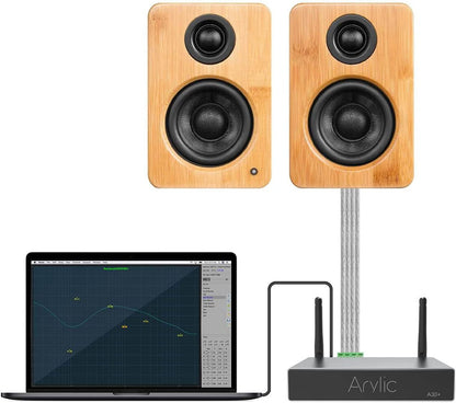 Airplayer A30+ WiFi Bluetooth 5.0 Mini Stereo Amplifie for Speakers with spotify,Digital Audio Speaker Amp