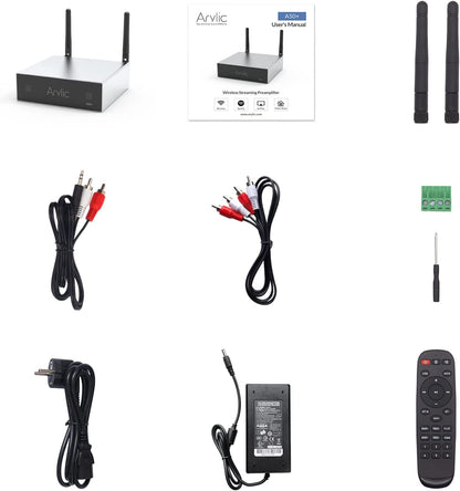 Airplayer A50+ WiFi Bluetooth Home Amplifier HiFi Audio Streaming Integrated for speakers-Up2stream