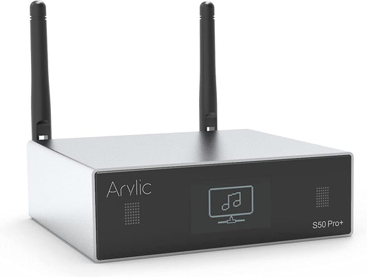 Airplay S50 Pro+ WiFi Bluetooth 5.0 Audio ReceiverHD Preamplifier with ESS Sabre Dac AKM ADC