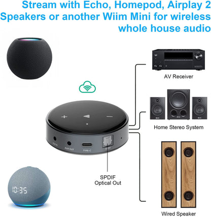 Airplay A2 Music Streamer Wiime WIFI/Bluetooth music Audio Receiver